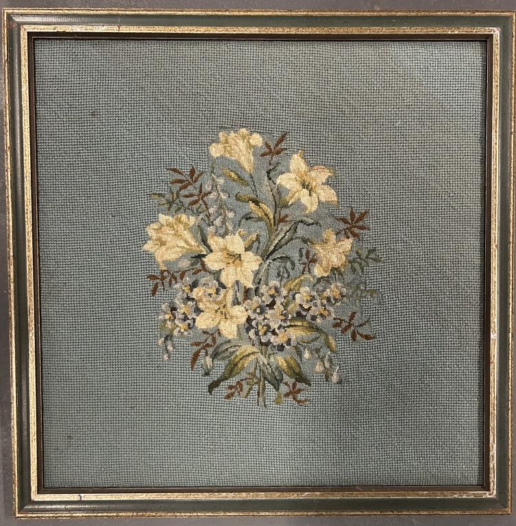 Set of Three Mixed Media Floral Artworks (1 of 6)