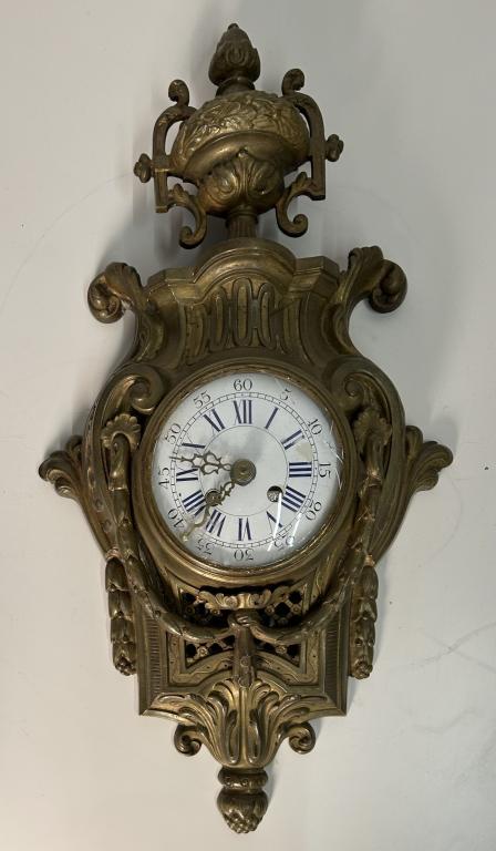 French Bronze Cartel Clock (1 of 5)