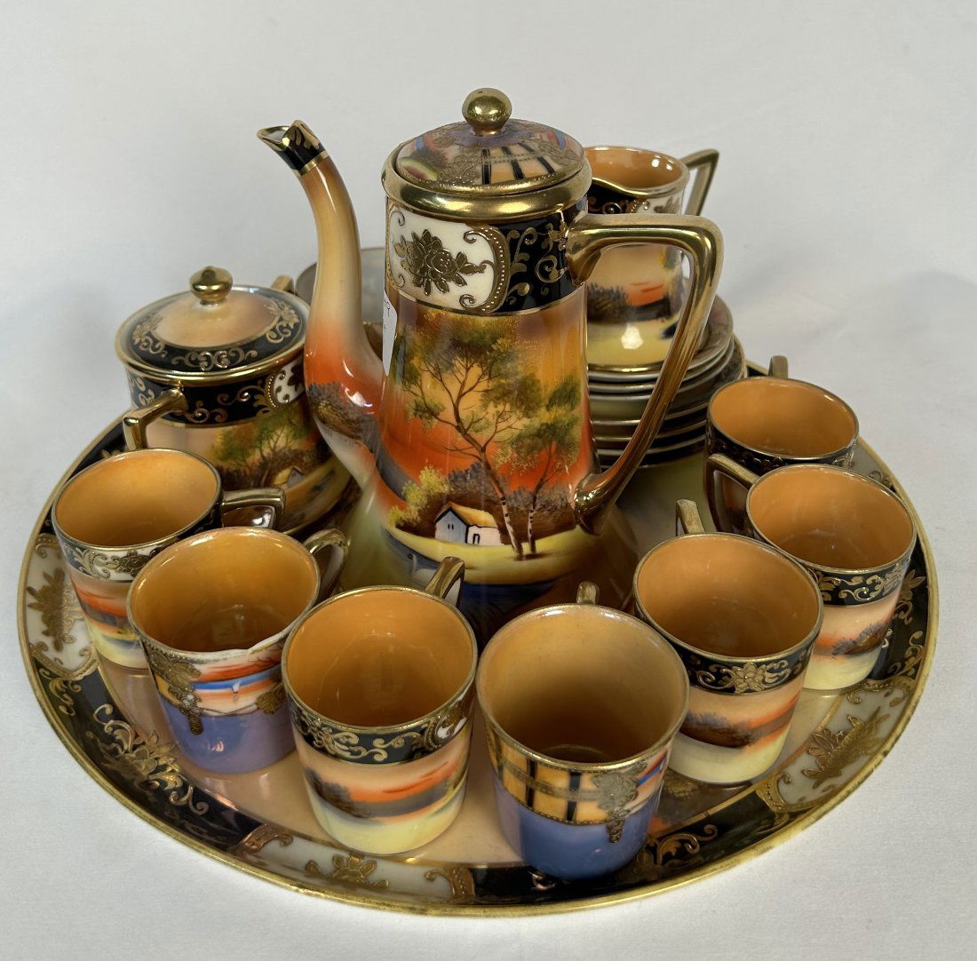 Noritake Eighteen Piece Japanese Tea Set