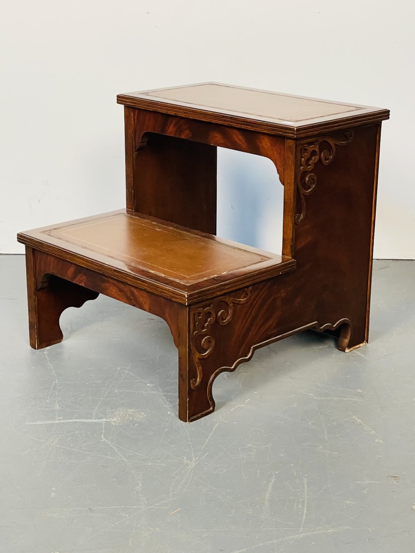 Mahogany Library Step, Bed Step, Step Stool (1 of 4)
