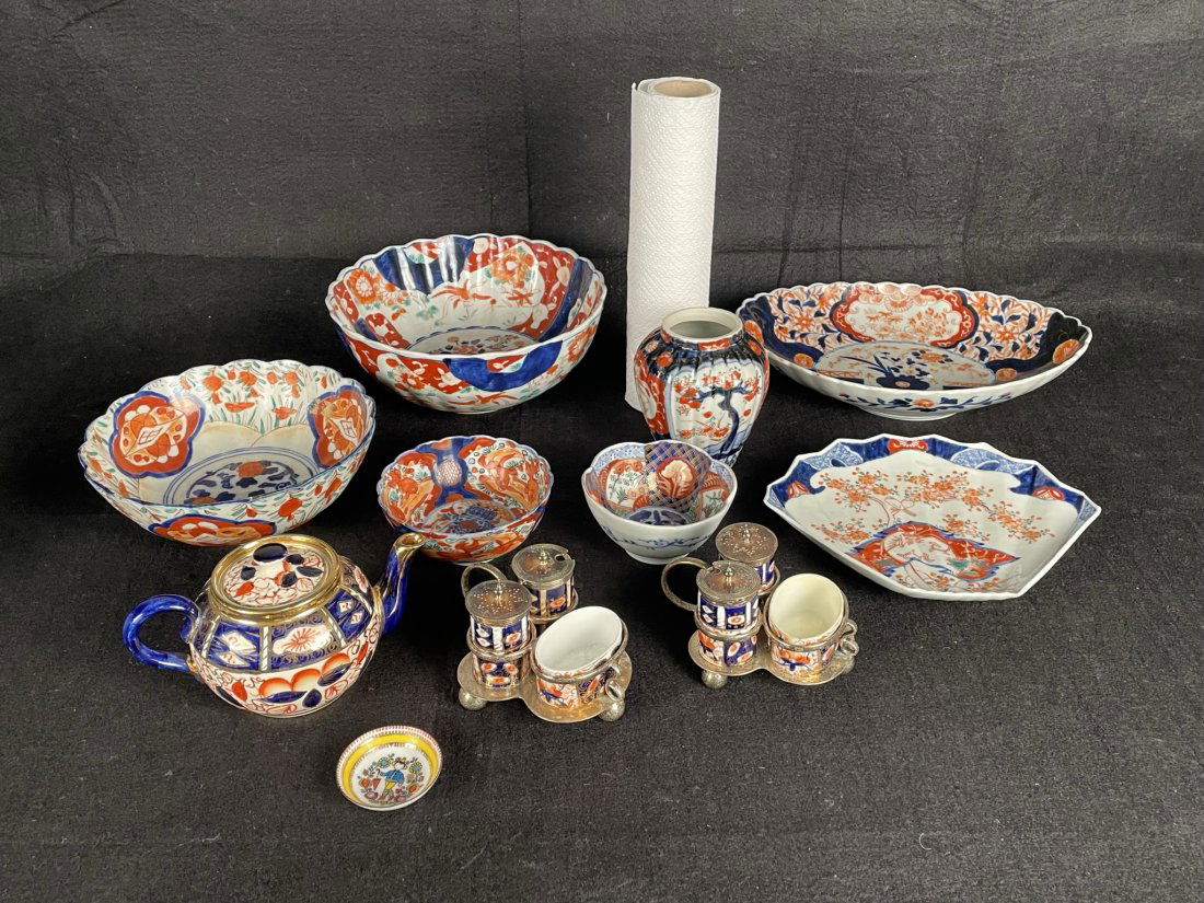 Collection of Japanese Imari Porcelain (1 of 14)