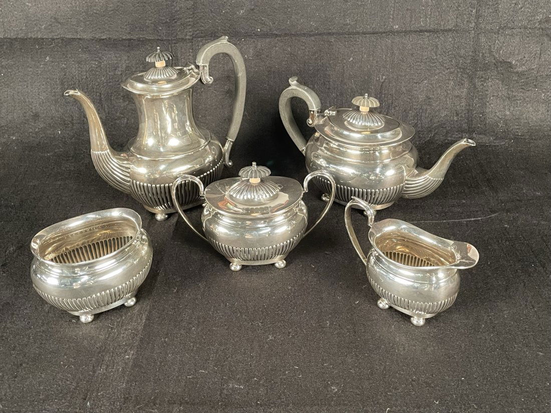 Sterling Silver Coffee/Tea Service Set (1 of 9)