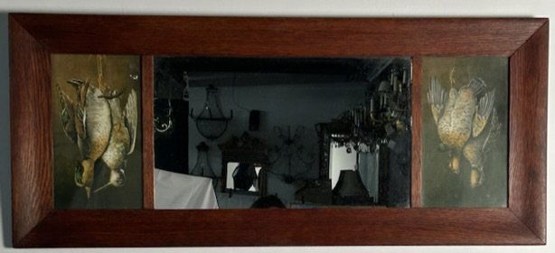 Framed Hunting Still Life Mirror (1 of 5)