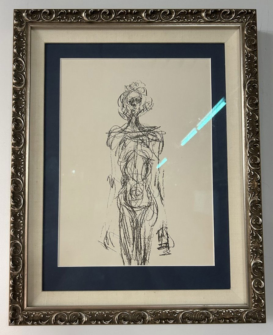 Alberto Giacometti Sketch Print of Figure (1 of 5)