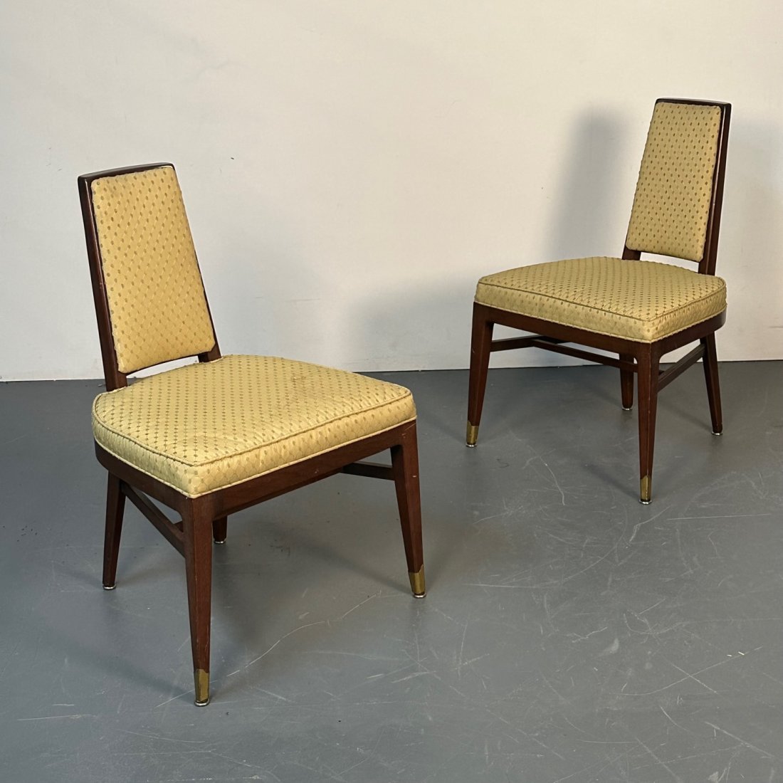 Pair of American Mid-Century Modern Pearsall Style Upholstered Dining Chairs (1 of 7)