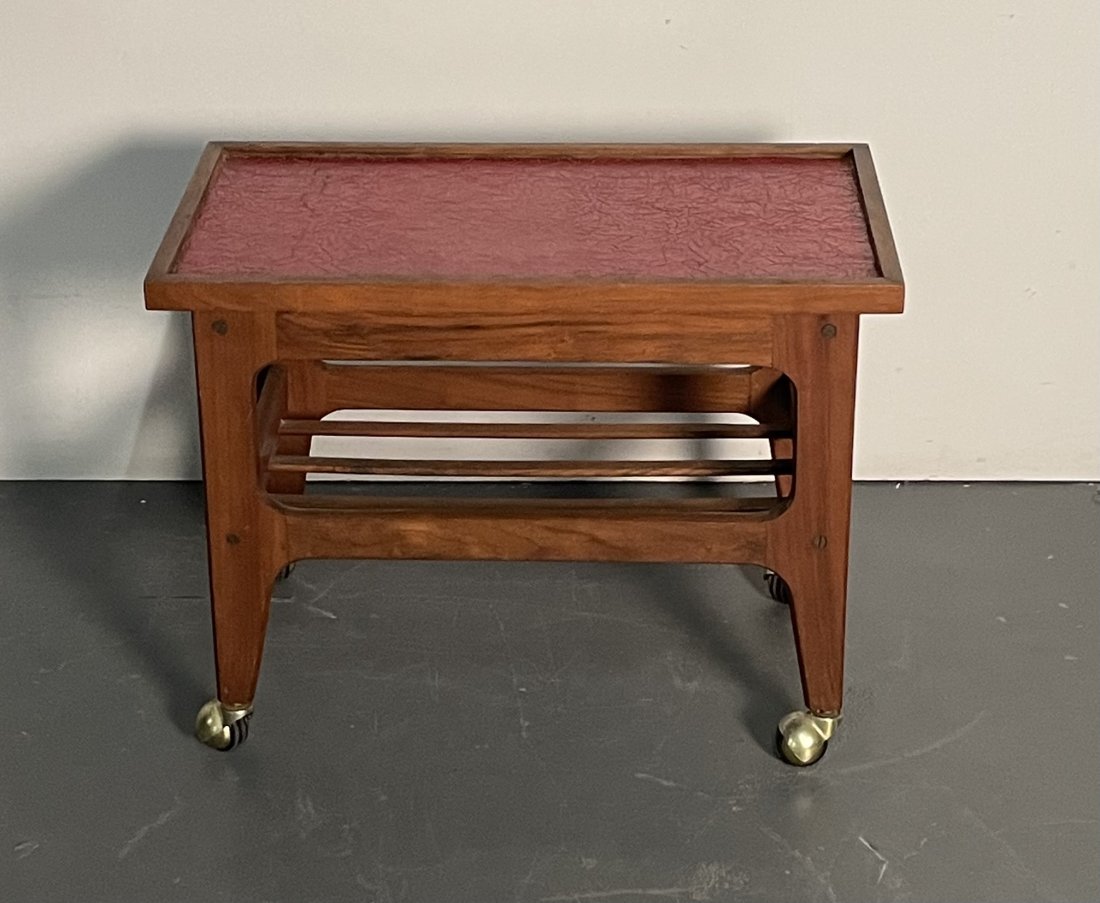 Vintage Mid-Century Modern Rolling Bar Cart (1 of 4)