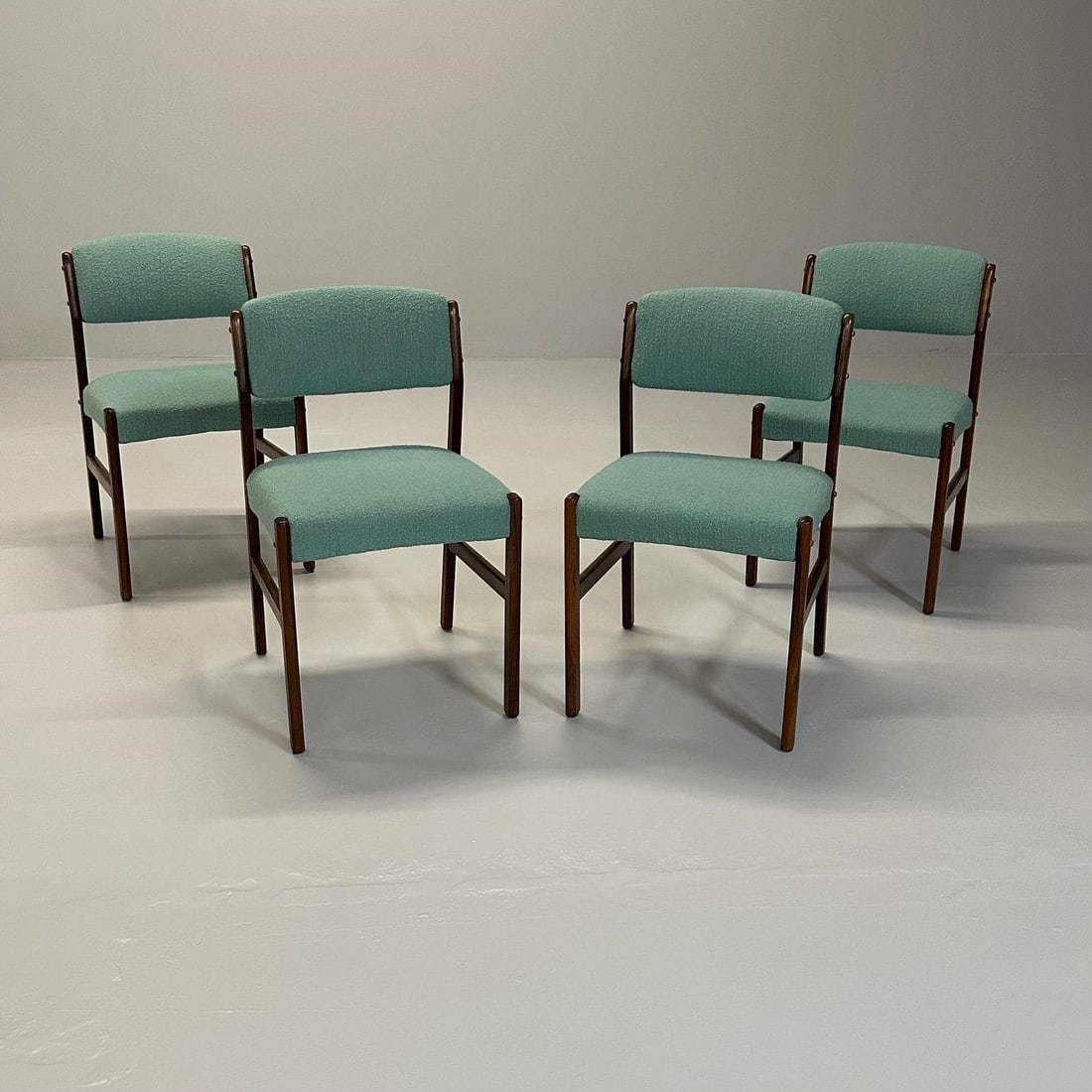 Set of Four Danish Modern Side Chairs (1 of 6)