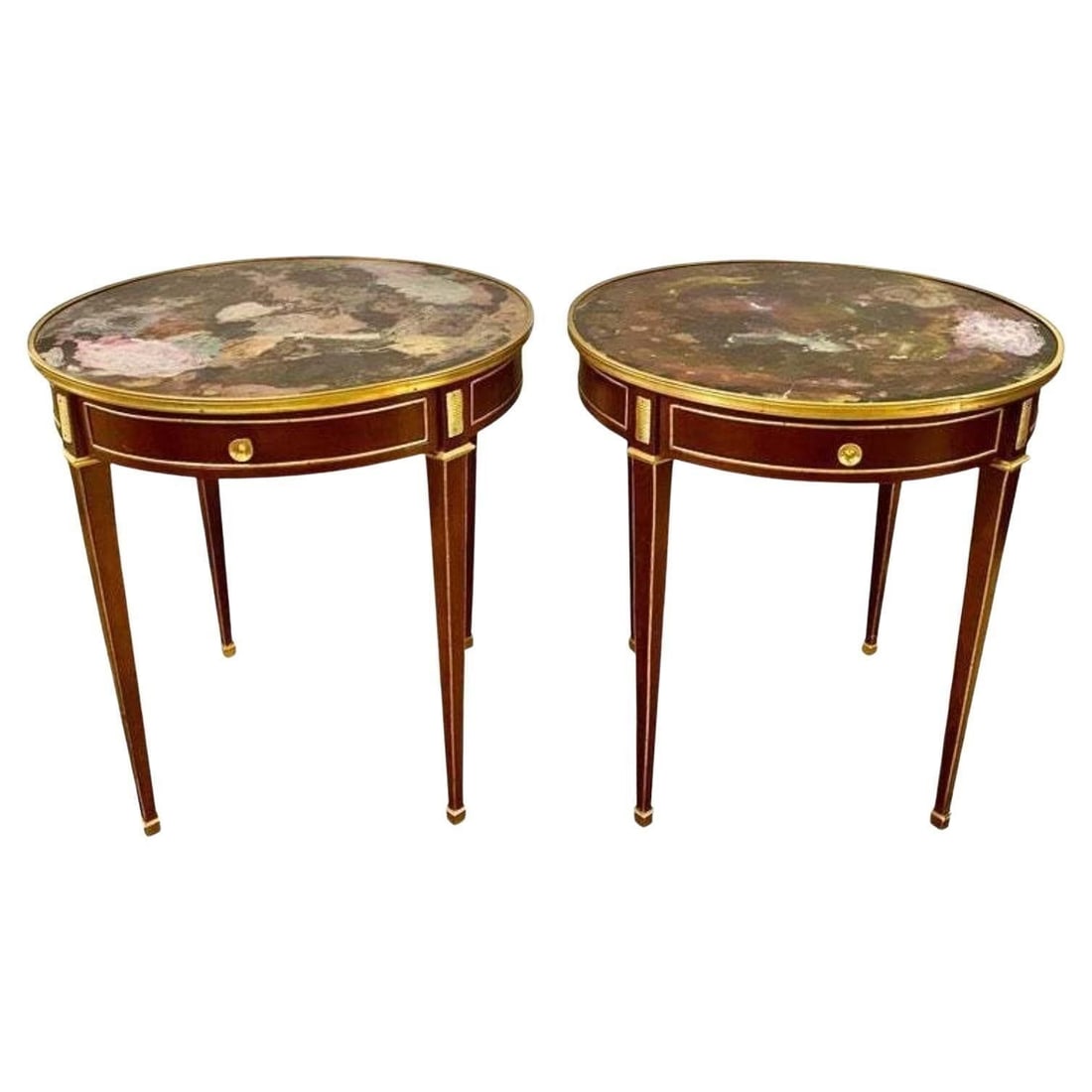Pair of End, Center or Sofa Tables Bronze Mounted (1 of 6)