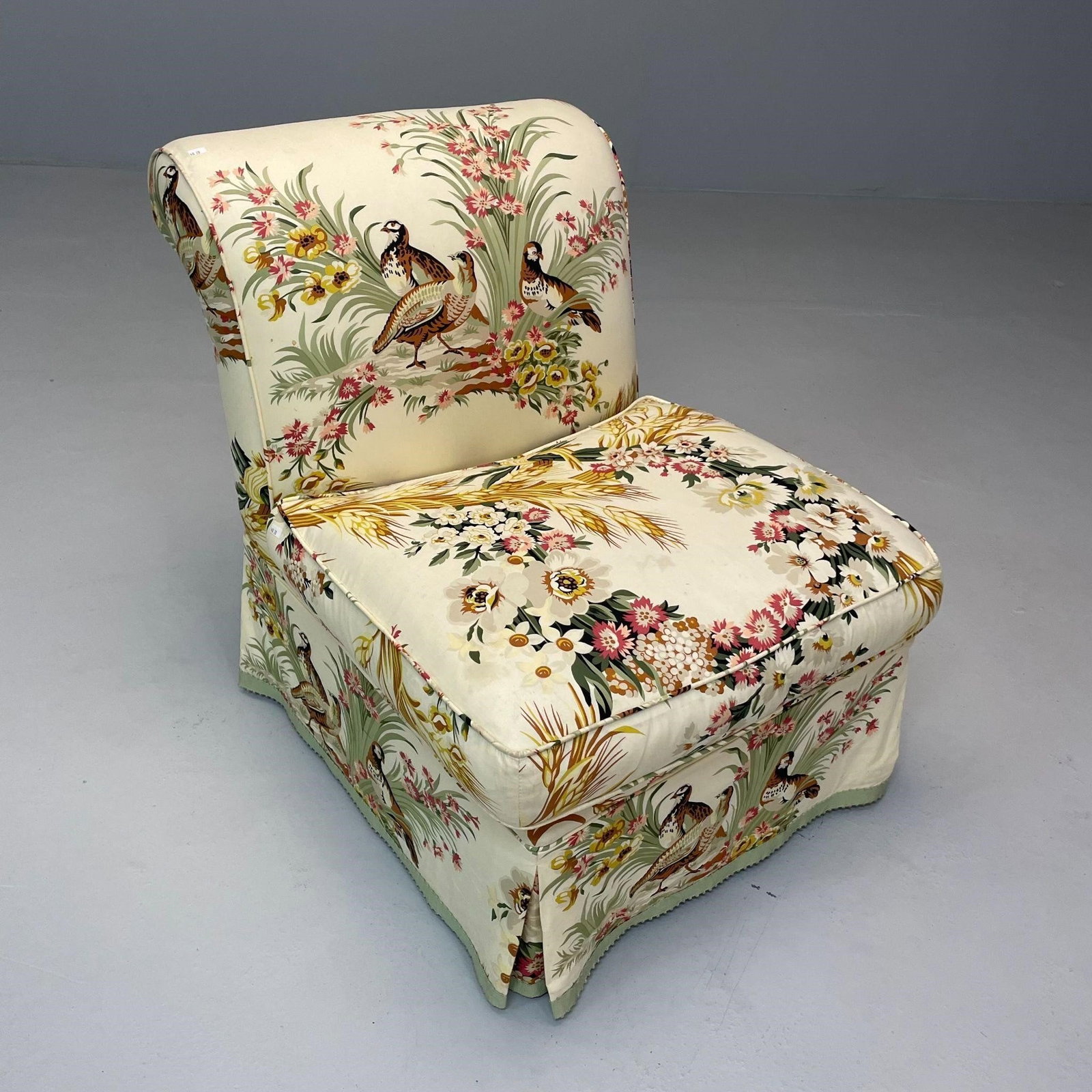 Sandringham Ltd Traditional Slipper Chair: Sandringham Ltd Traditional Slipper ChairH: 31" W: 25" D: 34"40-20