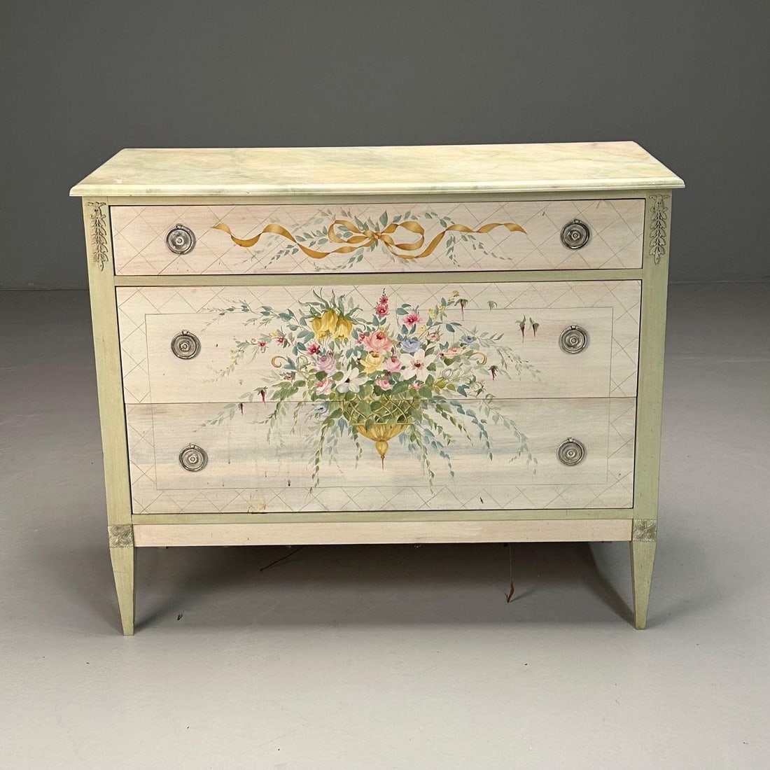 Swedish Hand Painted Dresser (1 of 8)