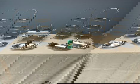 Silver Entertaining Set, Desert Tray,