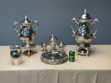 18 Pieces of Silver Plate- Some marked Paul Revere