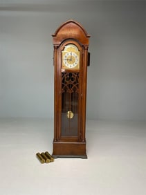 English Empire Style Grandfather Clock