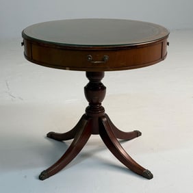 Mahogany Drum Table