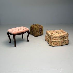 A Group of Three Footstools