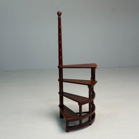 Pair of Library Steps, Mahogany