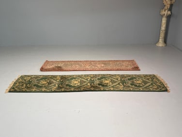 Pair of Two Floral Rugs