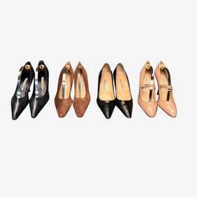 Four Pair Manola Blahnik Ladies Shoes