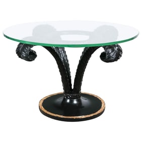 Hollywood Regency, Palm Leaf Coffee Table