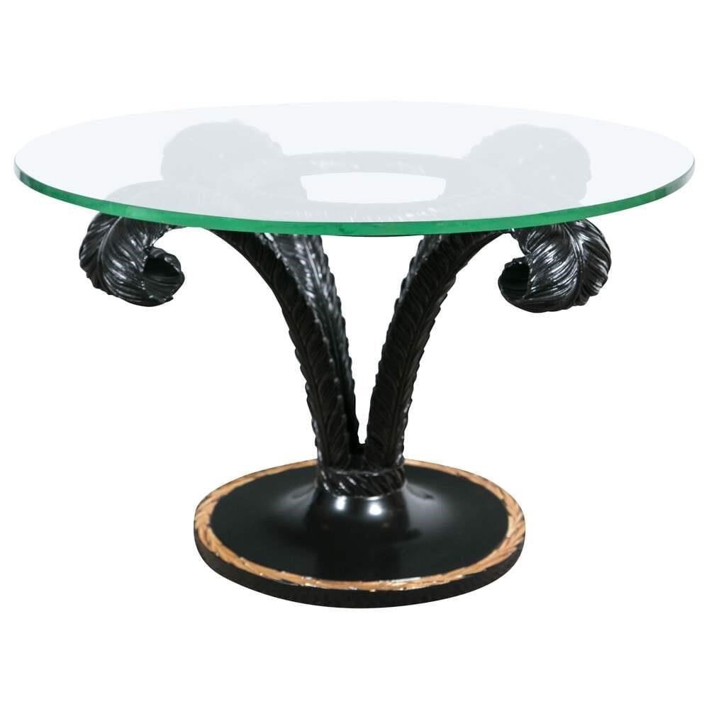 Hollywood Regency, Palm Leaf Coffee Table
