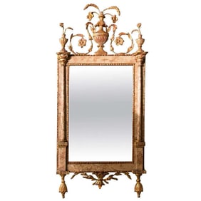 18th C. Neoclassical Marble Mirror