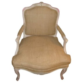 Louis XV Painted Bergère Armchair
