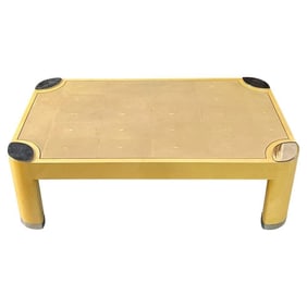 Ron Seff Oval Cocktail Table, Shagreen Top