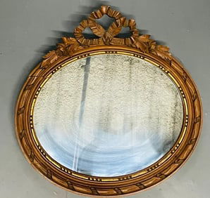 Louis XVI Style Gilt Wood Wall or Console Mirror