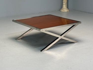 Coffee Table Steel and Wood Table