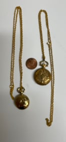 Two Fine Vintage Pocket Watches, Plated