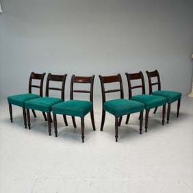 Six Antique Federal Dining Chairs