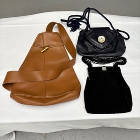 Collection of Lalique Purses and Longchamp Bag