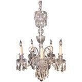 Crystal Georgian Chandelier with Large Pendants (1 of 10)