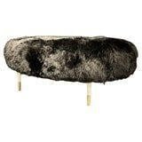 MCM Sheepskin Ottoman by Bradley Hughes (1 of 8)