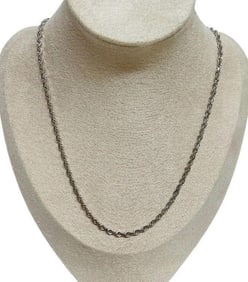 14K White Gold Chain Necklace 14.9 grams