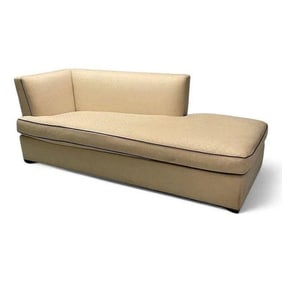 Michael Berman, Art Deco Style Chaise, Fabric