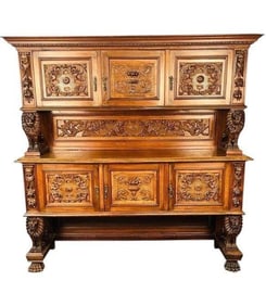 R. J. Horner Victorian Sideboard 1880s