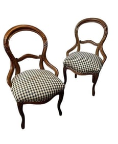 Early Victorian John Henry Belter Style Chairs