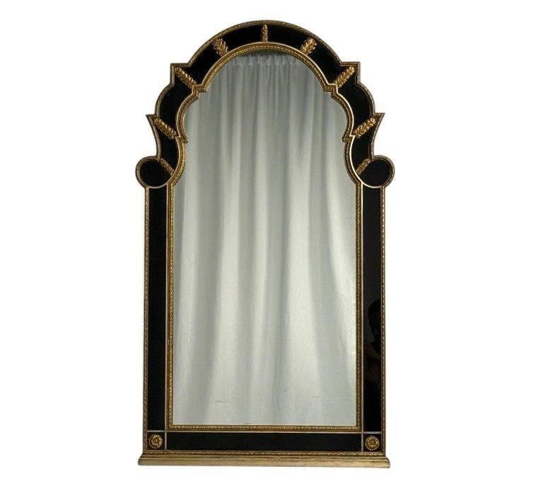 Hollywood Regency Style Mirror, Gilt Metal, (1 of 7)