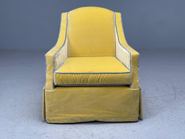Upholstered Slipper Chair