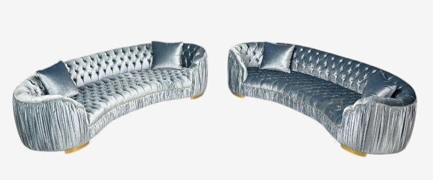 Pair of Large Upholstered Sofas (1 of 6)