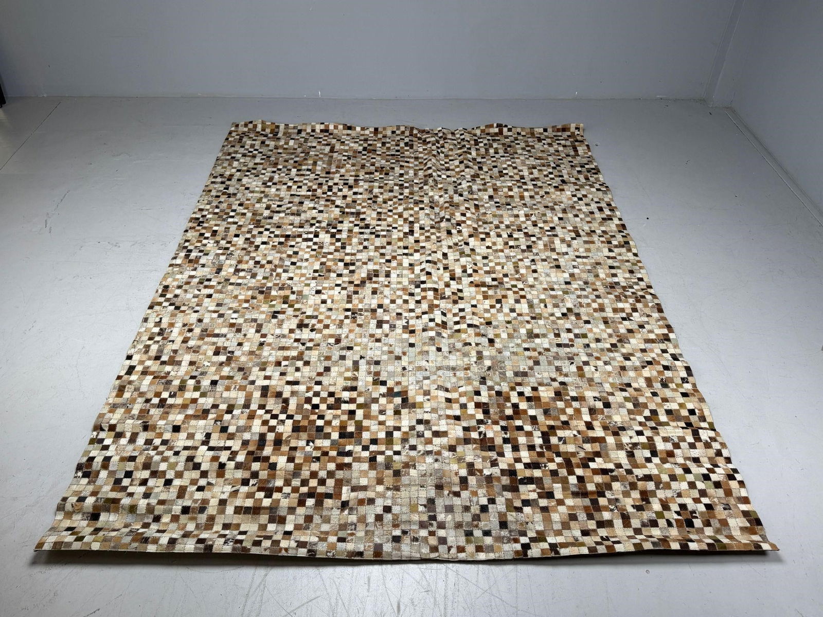 Patchwork Mosaic Fur Rug (1 of 5)