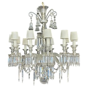 Baccarat style Crystal Chandelier,12 light
