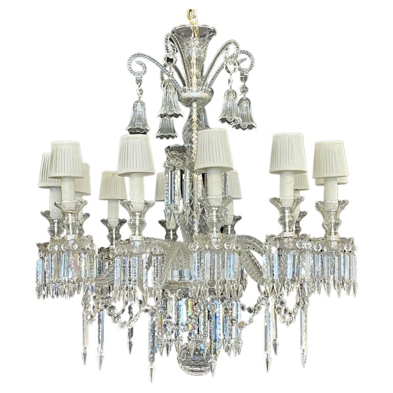 Baccarat style Crystal Chandelier,12 light (1 of 11)