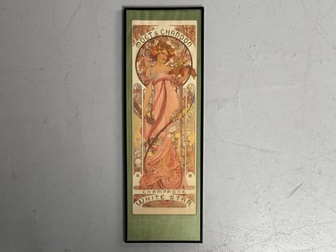 Mucha Moet and Chandon Champaign Print