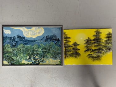 Lot of Two Landscape Paintings