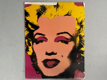 Poster of Marilyn Monroe by Andy Warhol