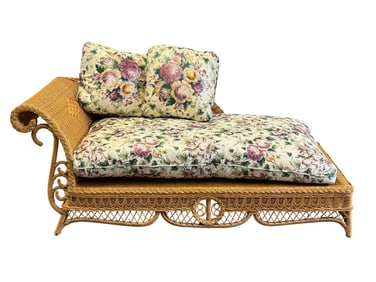 Mid Century Rattan Day Bed Custom
