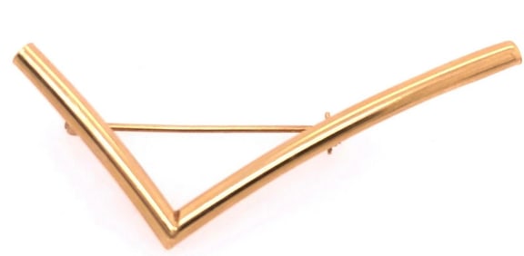 14 Karat Yellow Gold Bar Pin/Brooch 2g