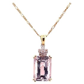 14K Gold Necklace with Semi Precious Stones 5.25g